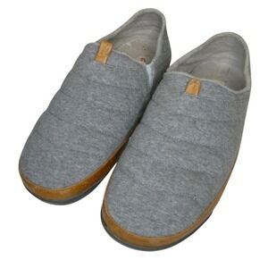 Olukai Mahana Grey Quilted Slip On Slipper Shoes Mens Size‎ US 14